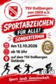 Flyer für das Event am 12. Oktober beim TSV.