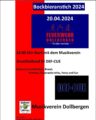 Plakat des diesjährigen Bockbieranstichs, mit Text-Informationen.